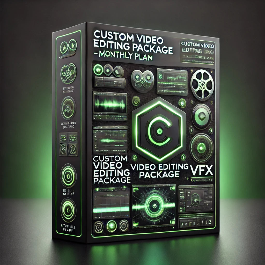 Custom Video Editing Package – Monthly Plan