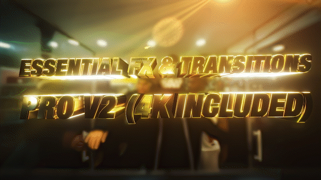 Essential FX & Transitions – PRO V2 (4K Included)